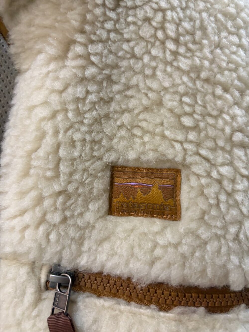 Patagonia Retro Cardigan, Natural, Size Women's L/ Men's M - Picture 5 of 9